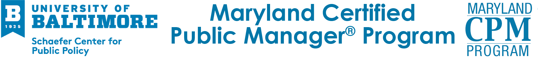 Maryland Certified Public Manager Program